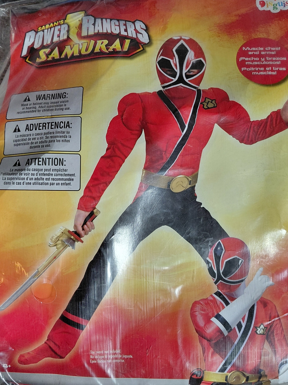 Power Ranger Red Ranger Kids Costume - Red and Black #11021